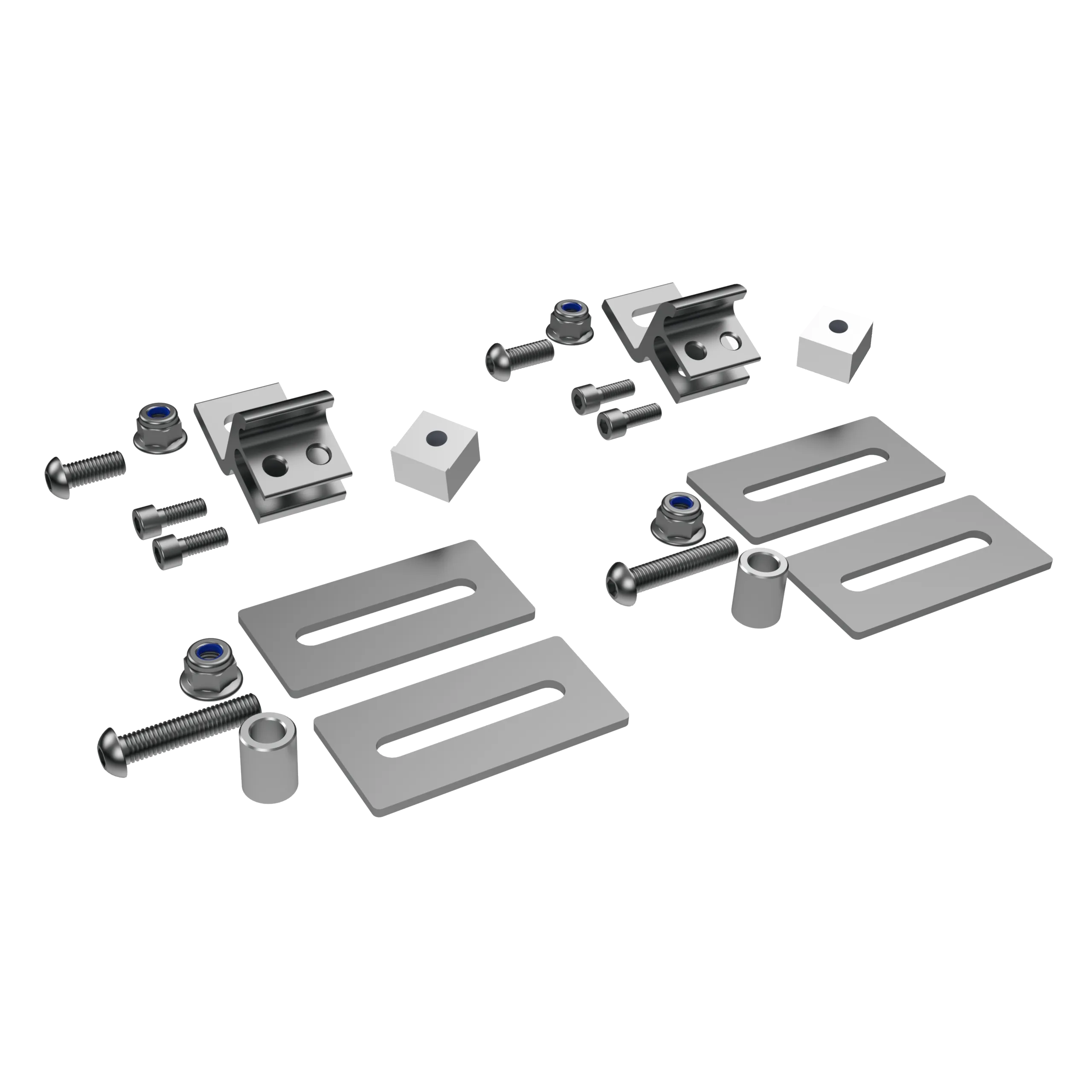 FlexAD PV Stabmatten Halterung, Doppelstabmatten Halter, FlexAD Solar Halterung Doppelstabmatte