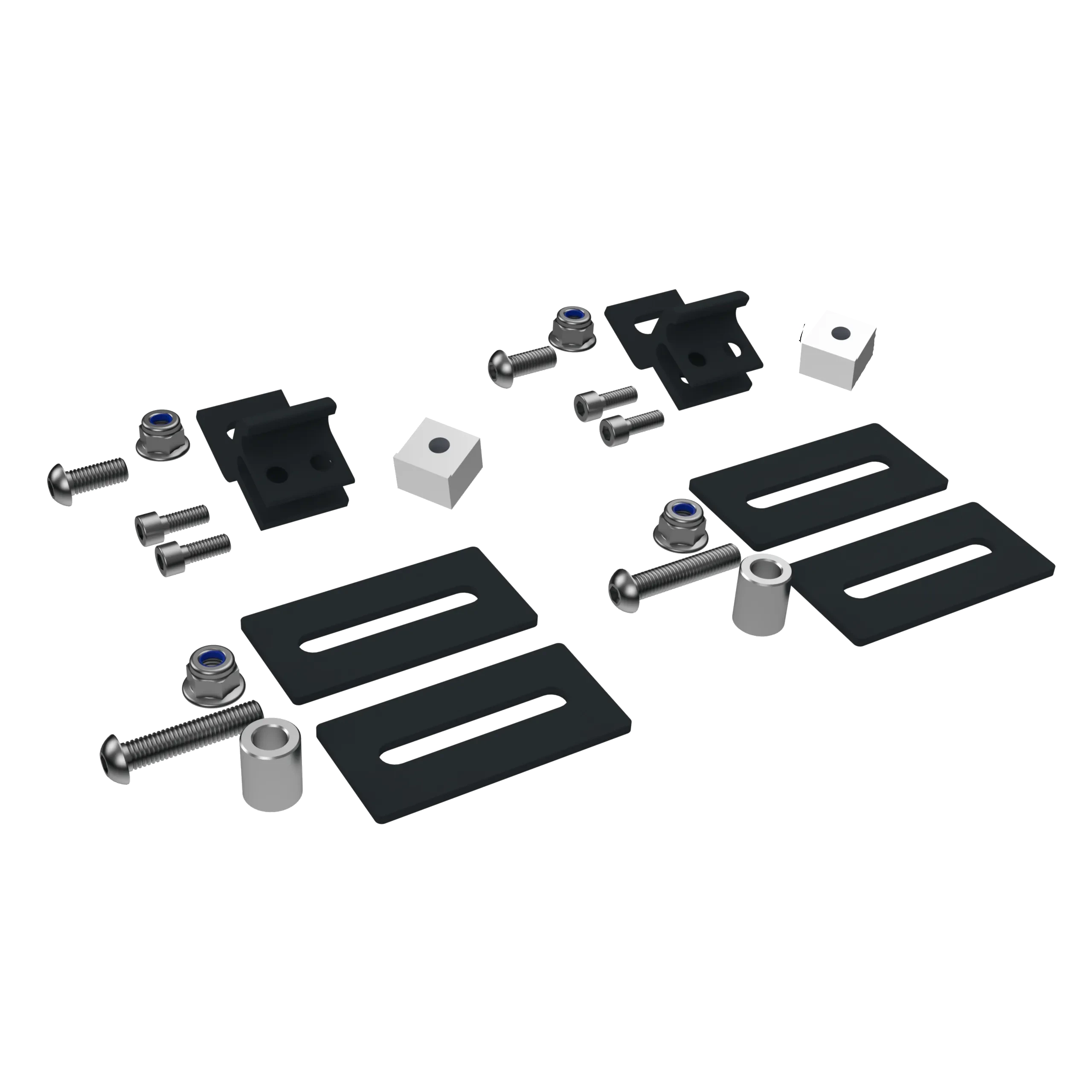 FlexAD PV Stabmatten Halterung, Doppelstabmatten Halter, FlexAD Solar Halterung Doppelstabmatte