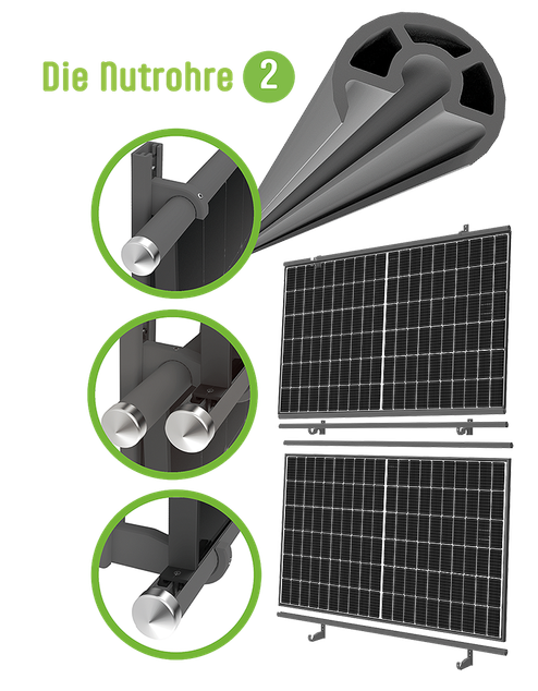 FlexAD Fassadenhalterung, PV Fassade, Solar Fassade, PV Halterung Fassade, Solar Halterung Fassade