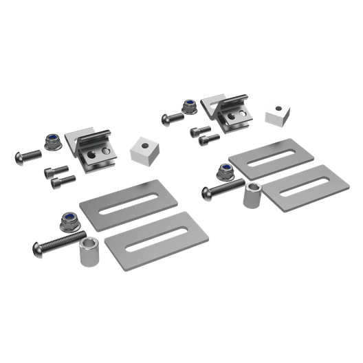 FlexAD PV Stabmatten Halterung, Doppelstabmatten Halter, FlexAD Solar Halterung Doppelstabmatte