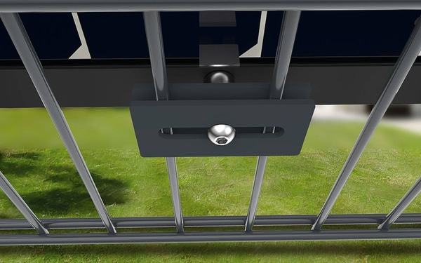 FlexAD PV Stabmatten Halterung, Doppelstabmatten Halter, FlexAD Solar Halterung Doppelstabmatte